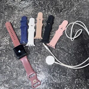 Apple Series 3 - 42MM Smartwatch with 6 Interchangeable Bands and Charger